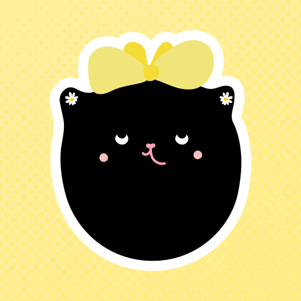 猫滑稽的脸。孤立在光背景。为标签，卡片，海报，环保袋和服装的概念。图片下载