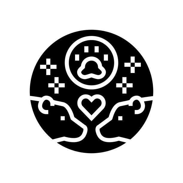 行为生态符号图标矢量插图图片下载