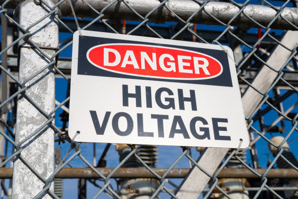 高电压信号。图片下载