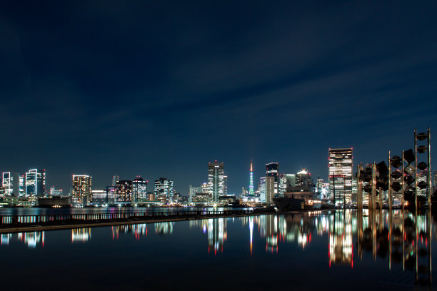 美丽的夜景与复制空间图片下载
