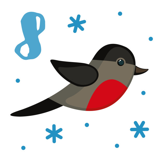 圣诞节来临日历模板在平的风格。图片下载