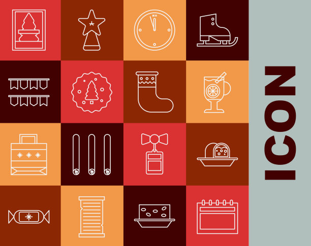 设线日历杏仁软糖海绵蛋糕烘图片下载