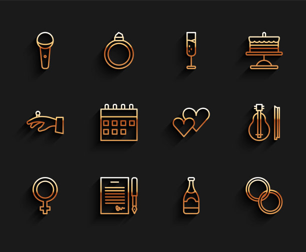 设线女性性别象征婚姻契约图片下载