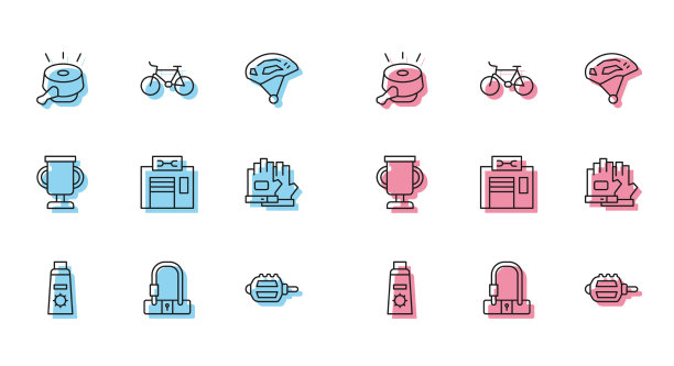 在自行车锁上设置防晒霜图片下载