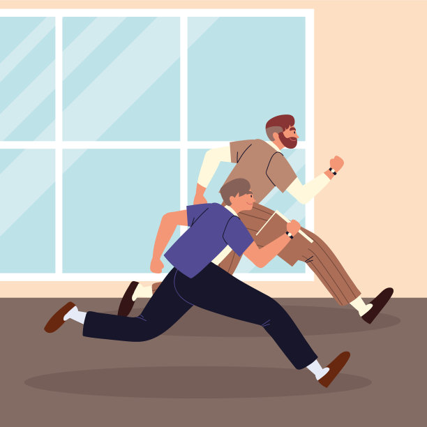 职业跑步者，商人图片下载