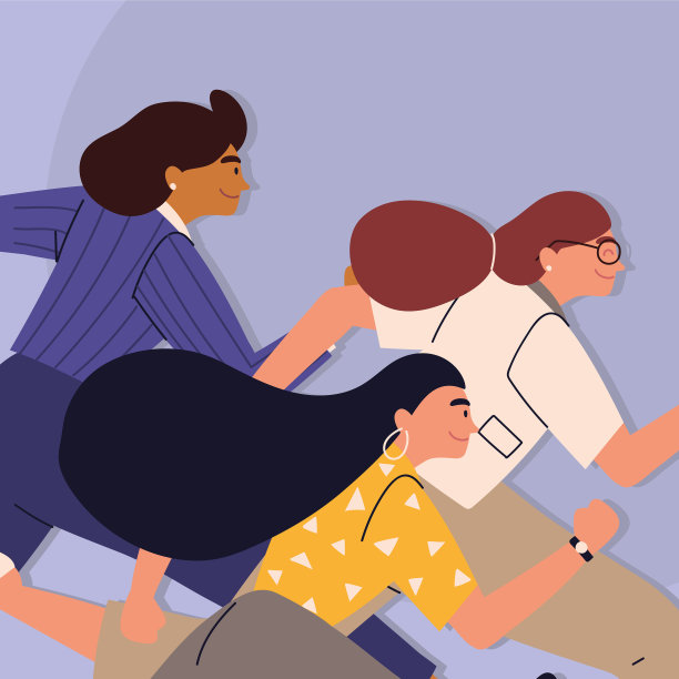 商业女性跑步图片下载