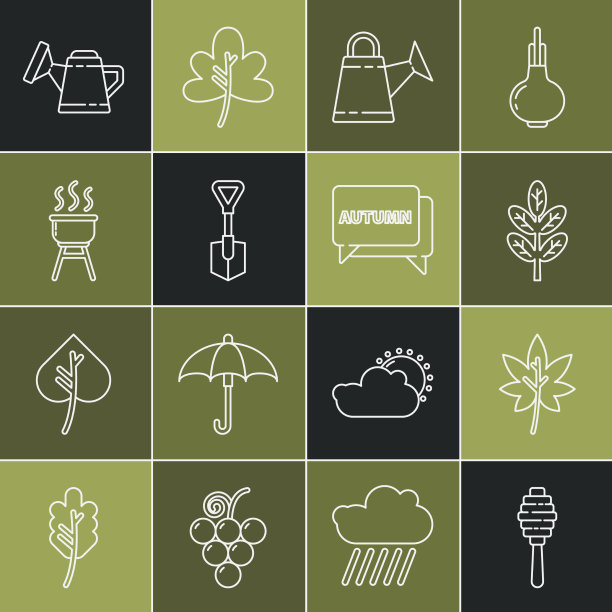 设置线蜂蜜勺棍叶或叶子图片下载