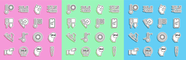 设线数字温度计高人体图片下载