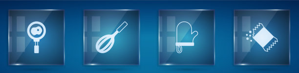 把煎好的鸡蛋放在煎锅里，厨房搅拌烤箱图片下载