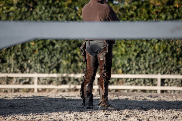 牧场生活，牛仔的后视镜图片下载