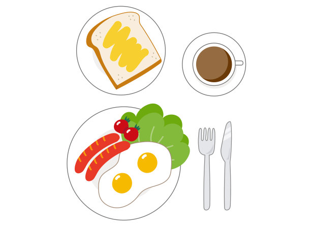 西方的早餐图片下载