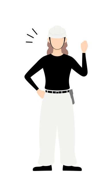 木匠的姿势，欢快，勇敢的姿势!图片下载