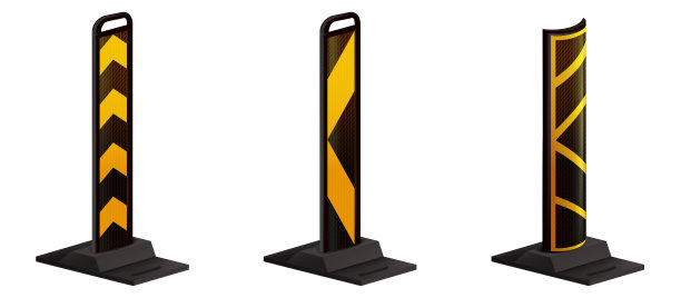 警示灯路障安全锥结构。路障交通建设。条纹道路路障。图片下载