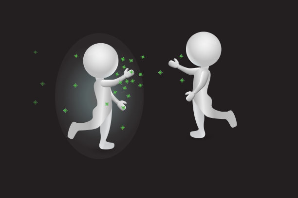 COVID-19传播流感感染图片下载