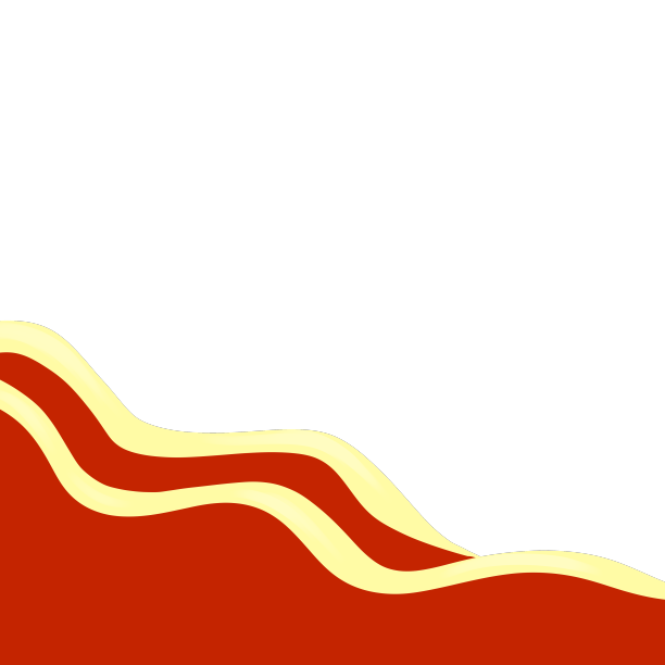 红黄色波浪背景图片下载