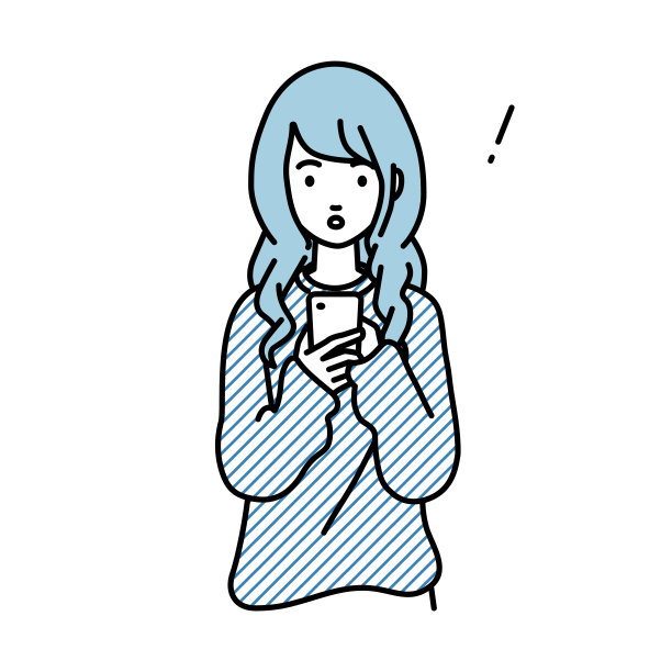 一名穿着休闲风格的女子发现并注意到了什么东西，她站在那里，手里拿着智能手机，手里拿着一个杯子图片下载