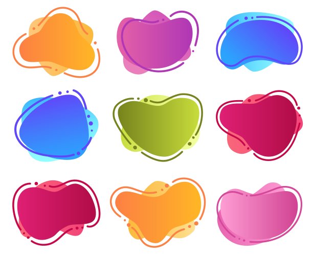 矢量不同的抽象形状。彩色背景，广告文本框架。名片的现代设计，传单或小册子的想法背景，请柬，礼品卡图片下载