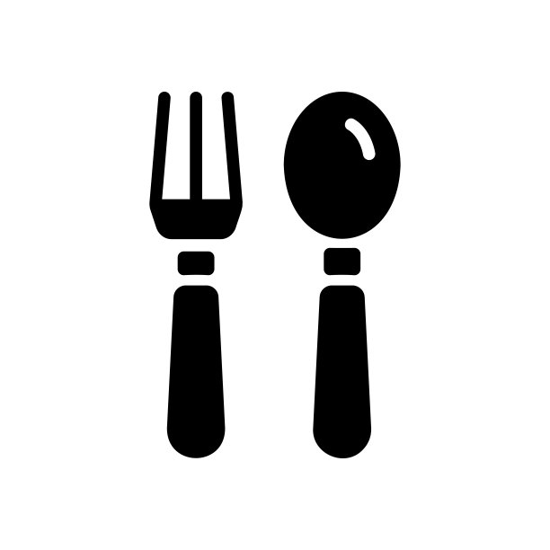 餐具标志符号图片下载