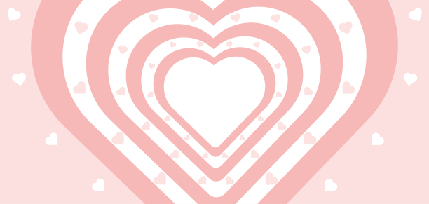 粉色爱心情人节背景图片下载