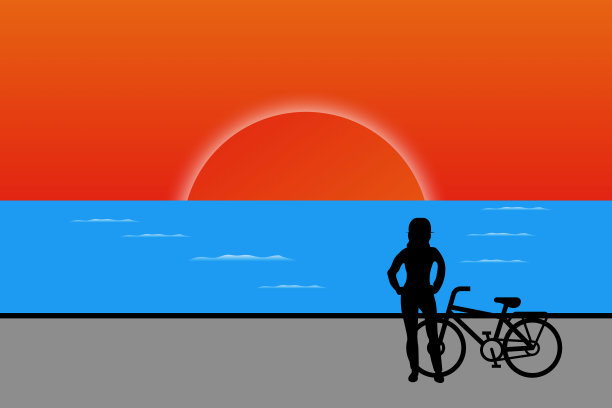 海和女性图片下载