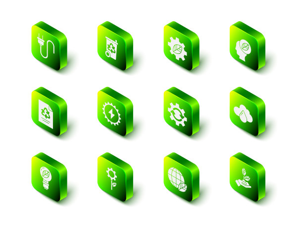 设置回收站与回收站叶片植物齿轮图片下载