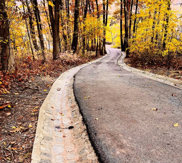 漫长而曲折的道路图片下载