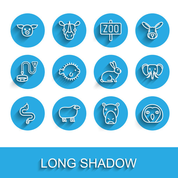 设线蛇羊猪河马或河马图片下载