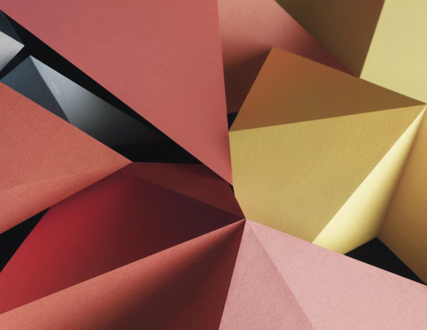 用几何形状构成纸张。摘要图片下载