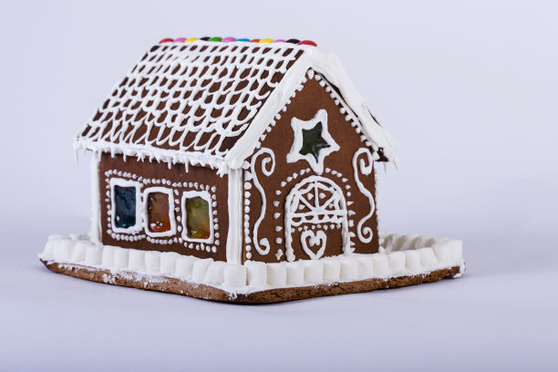 圣诞节姜饼屋图片下载