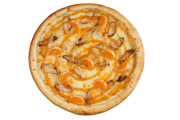 美味的新鲜披萨为餐厅菜单图片下载