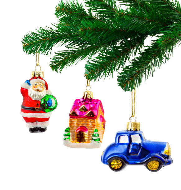 圣诞树和玩具图片下载