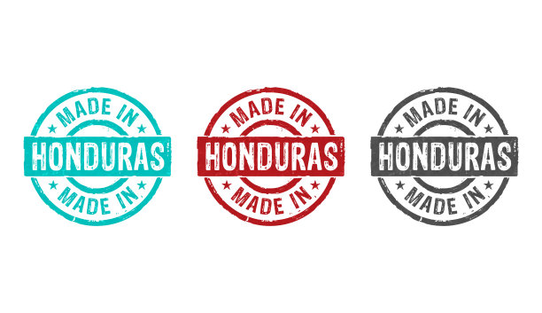 洪都拉斯制造的印章和印章图片下载