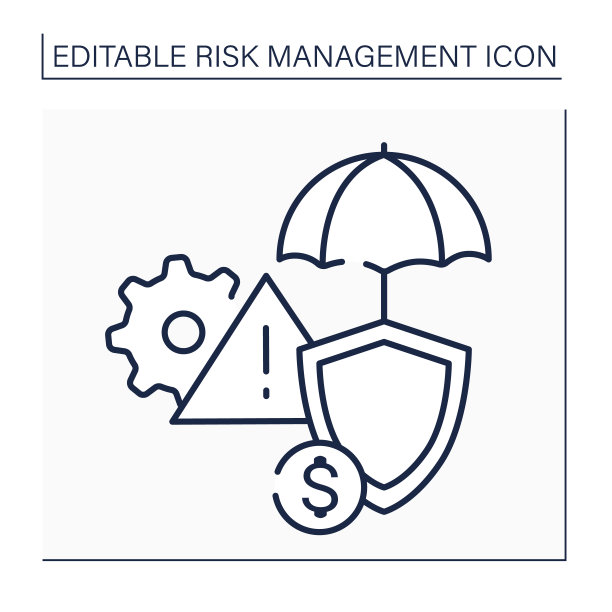 风险保险线图标图片下载