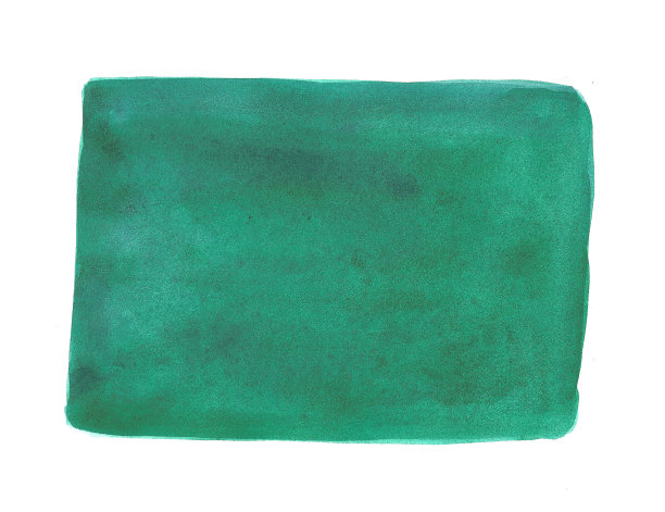 绿色水彩背景。抽象的手绘。图片下载