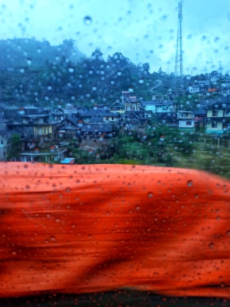 雨滴和风景图片下载