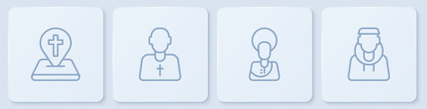 设线位置教堂建筑耶稣基督图片下载