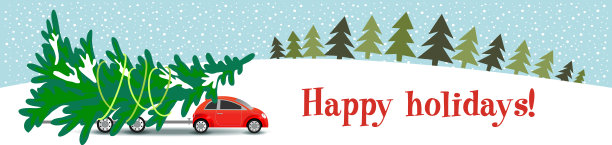 新年的旗帜。节日快乐。图片下载