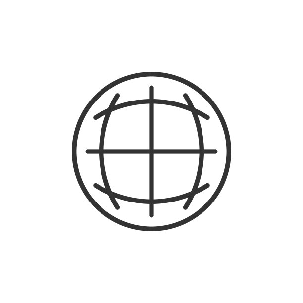 地球行星图标在平风格。全球地理矢量插图在白色孤立的背景。全球传播经营理念。图片下载