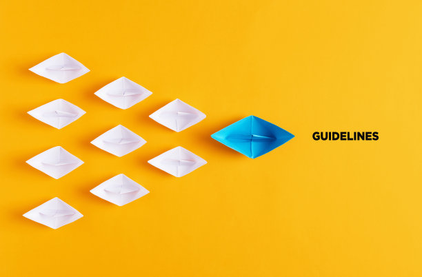 遵循指导方针或遵守指导方针的概念图片下载