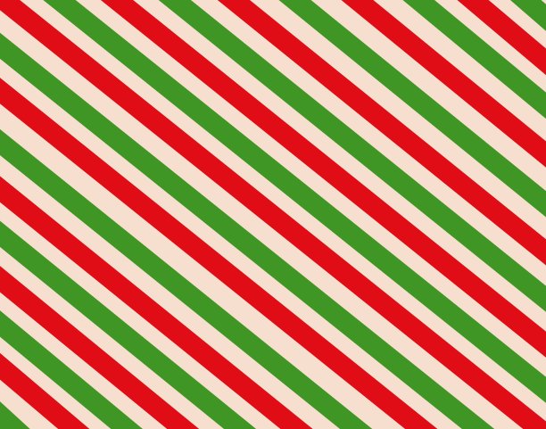圣诞图案条纹无缝红绿白背景图片下载