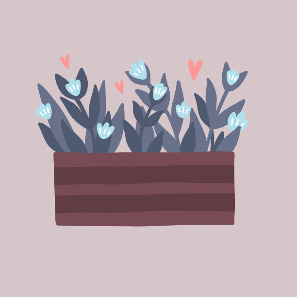 花朵街的床图片下载