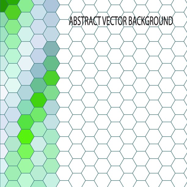 抽象的六边形和三角形背景。几何设计背景。手册模板。绿色的六角形状。每股收益10图片下载