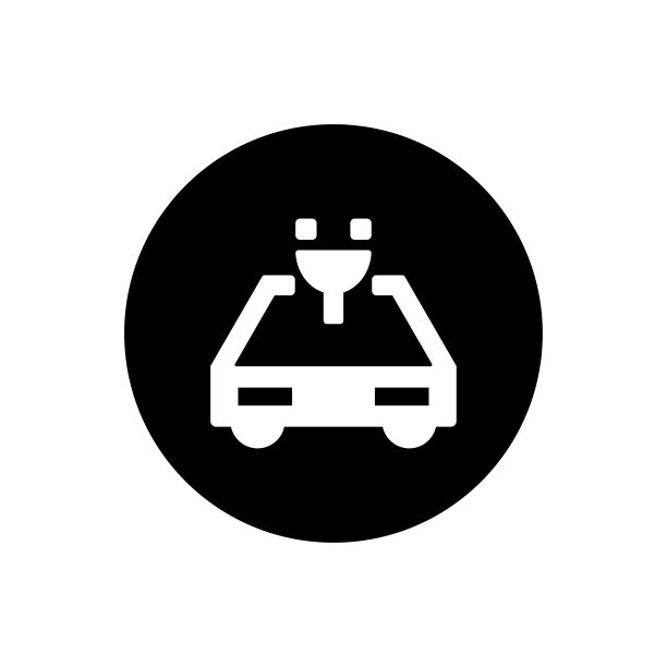 电动汽车图标插图孤立的矢量符号符号图片下载