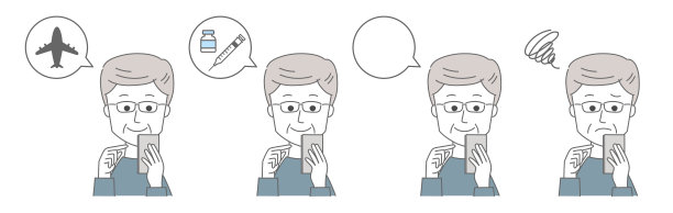 男人可以预定机票、预约医生等等。图片下载