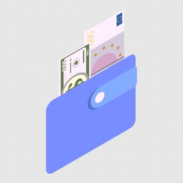 钱包皮包钱币图片下载