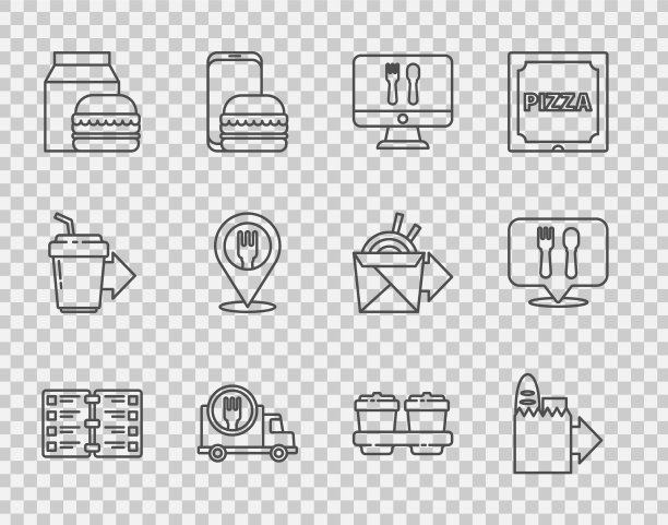 设置线上餐厅咖啡厅菜单和网上订餐图片下载