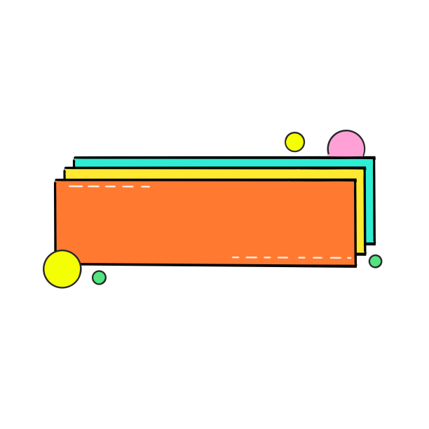 边框彩色标题框图片下载