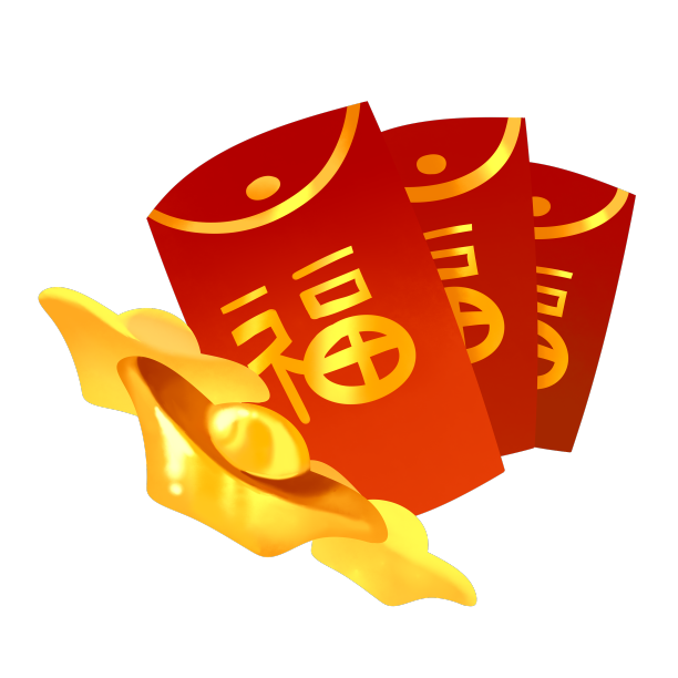 新年装饰红包素材图片