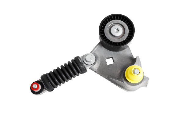 传动皮带辊在白色背景上图片下载