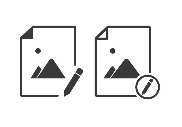 照片图像编辑图标。图片下载